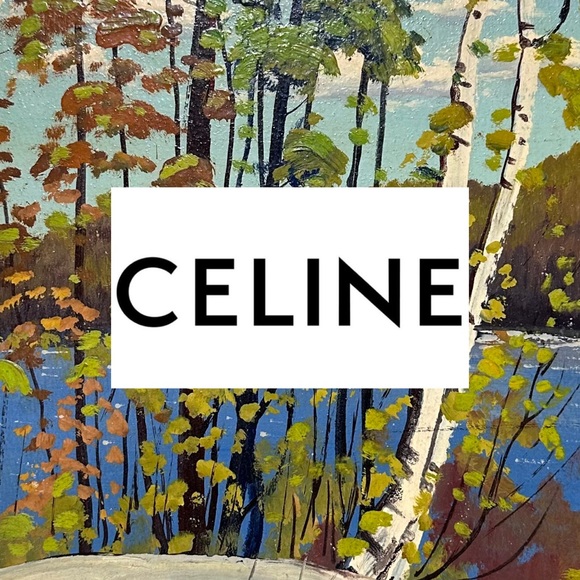 Celine Tri Colour All Soft Blue, Black, Brown Colour Block Shoulder Flap Bag - Picture 7 of 17